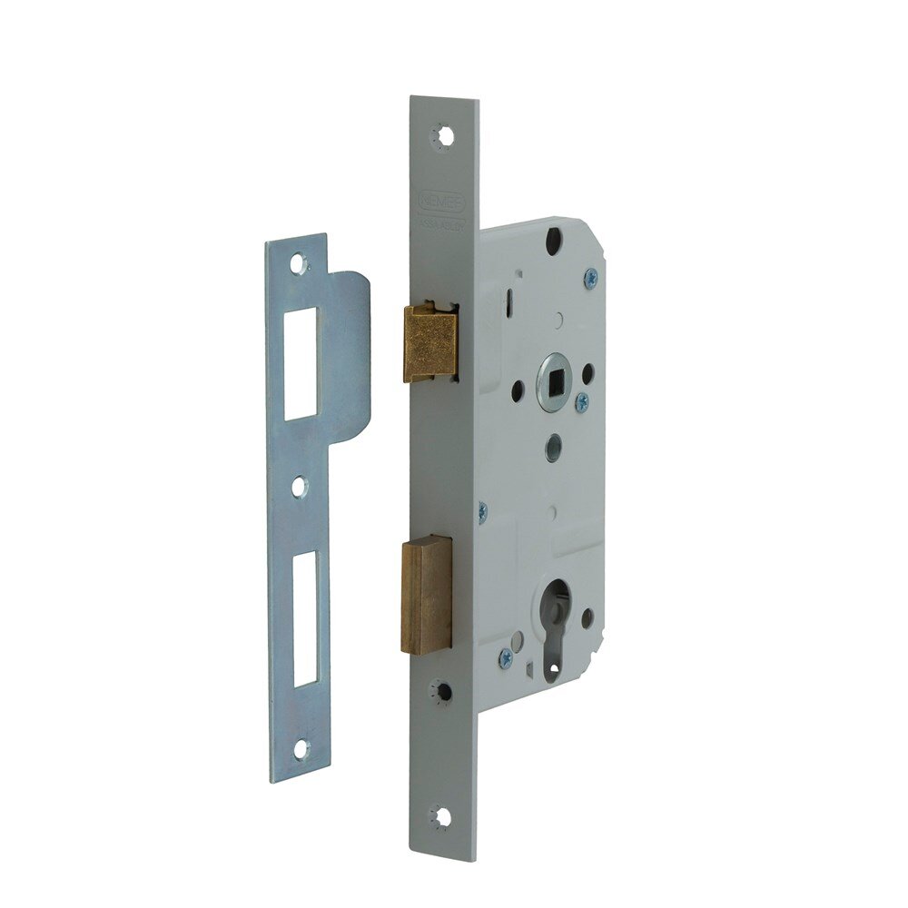 Afbeelding voor D+n slot nemef 569/4 dls wit gelakt 50 mm