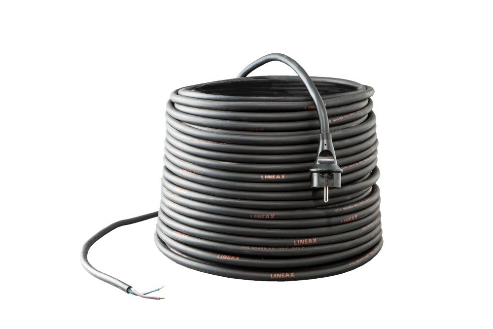 Afbeelding voor Vervangingssnoer neopr 2x1,5mm 5m