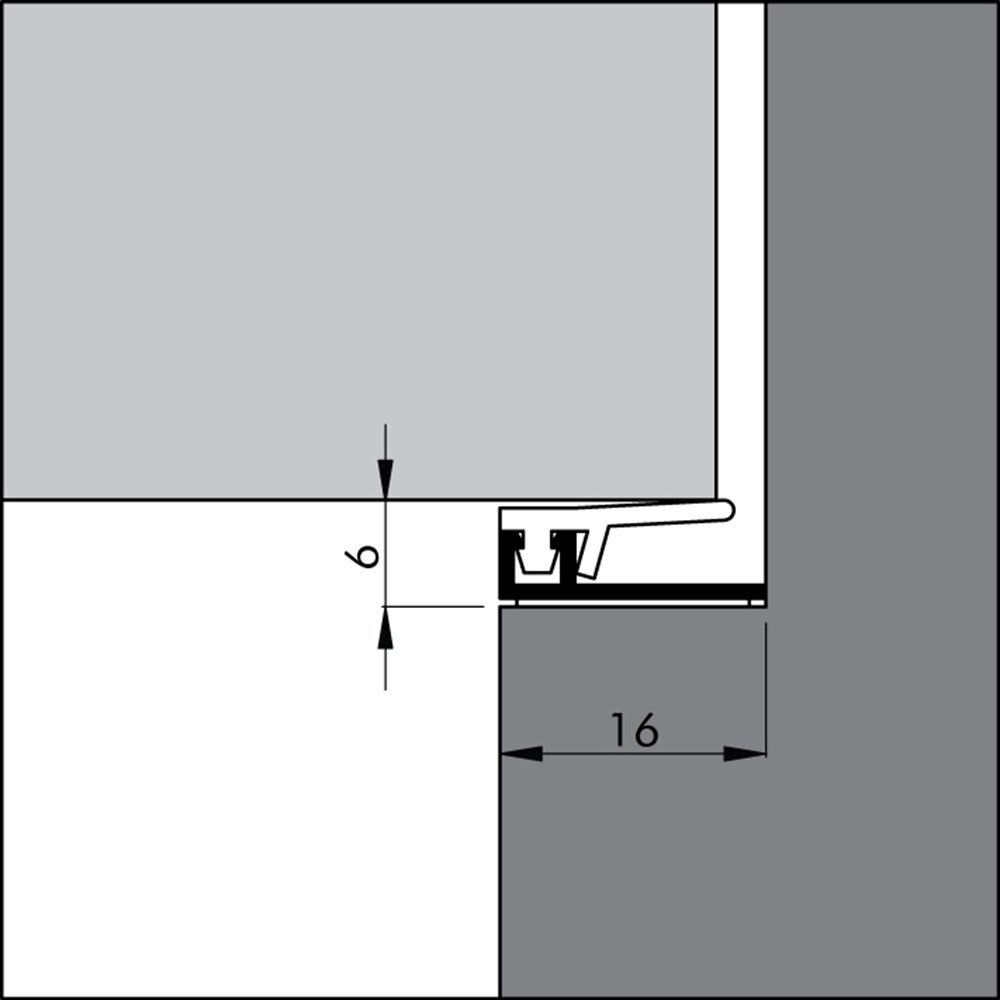 Afbeelding voor Tochtprofiel aib-4n zk l=3000mm