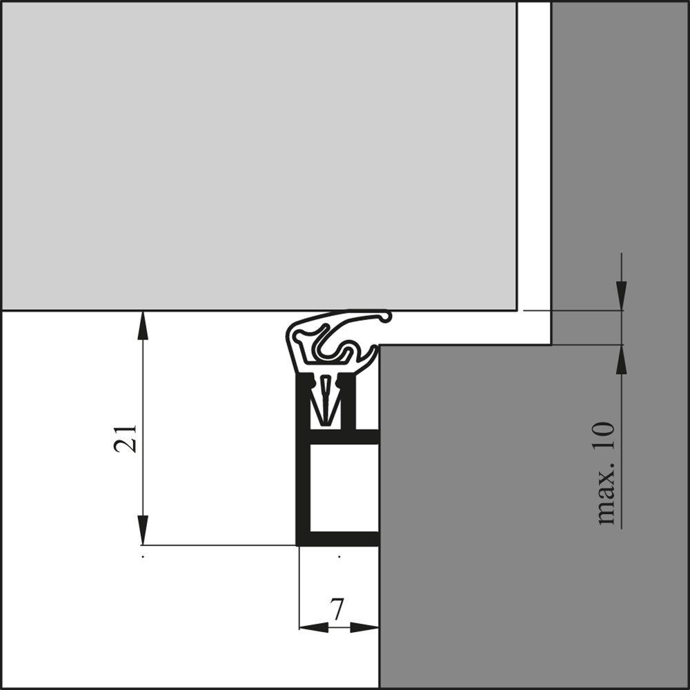 Afbeelding voor Opbouwprofiel arp plus elton 300cm 
