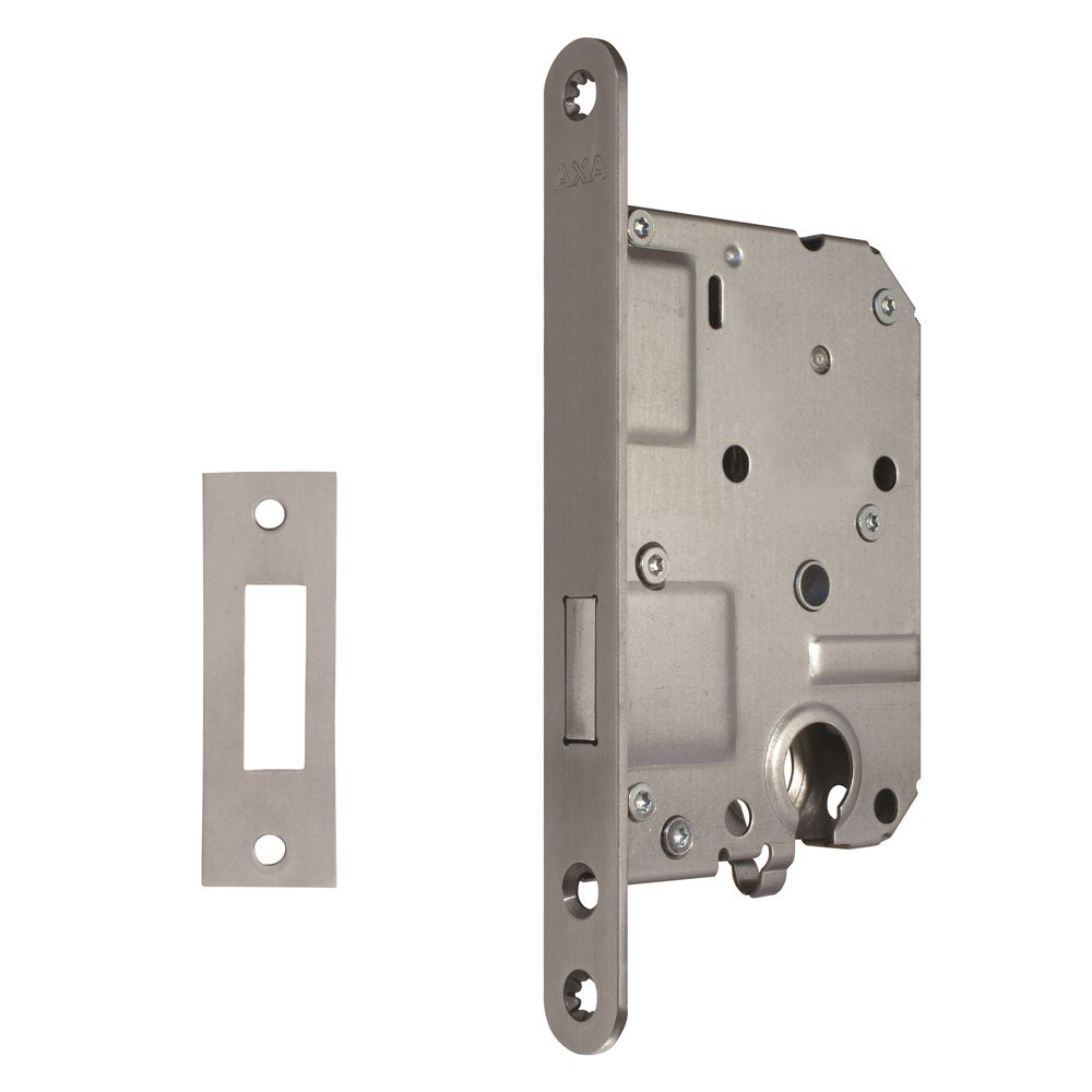 Afbeelding voor Kastslot 7125 axa voorplaat rvs dm50mm pc55 