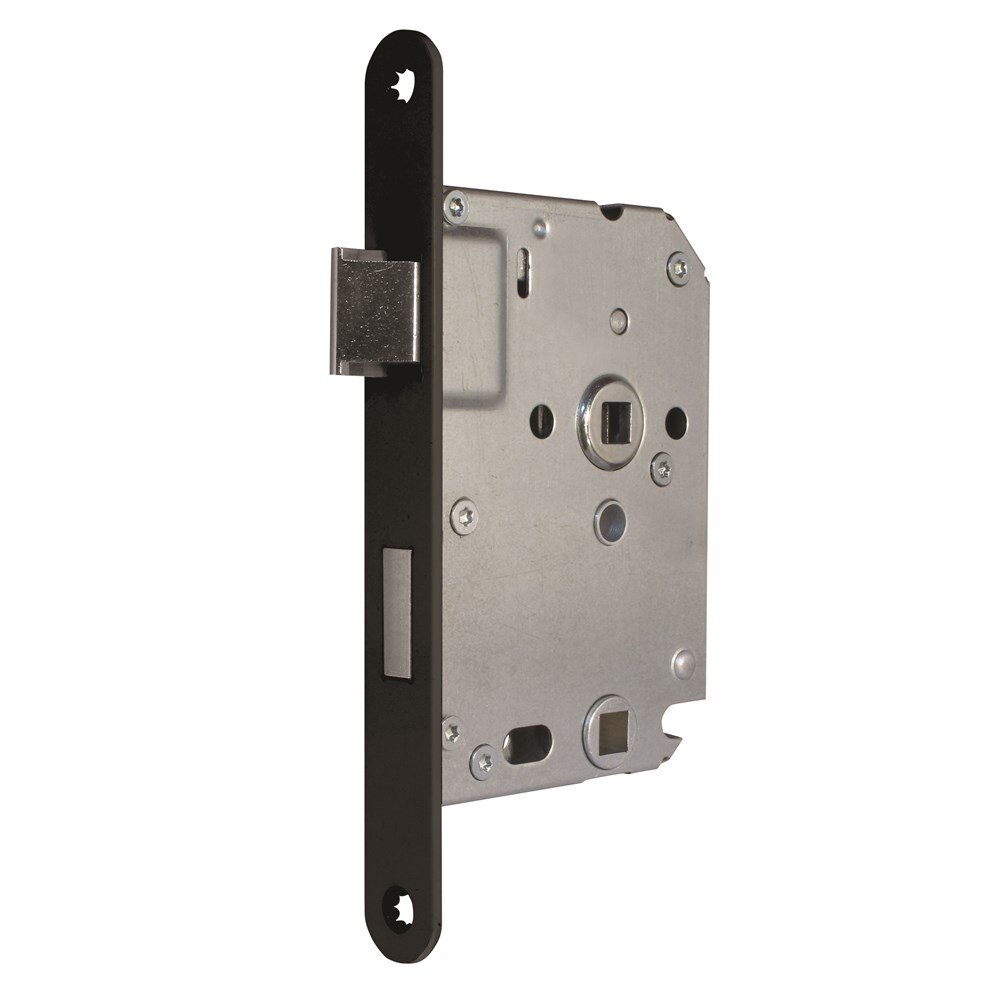 Afbeelding voor Toiletslot 7165 axa voorplaat zwart dm50mm 8x63