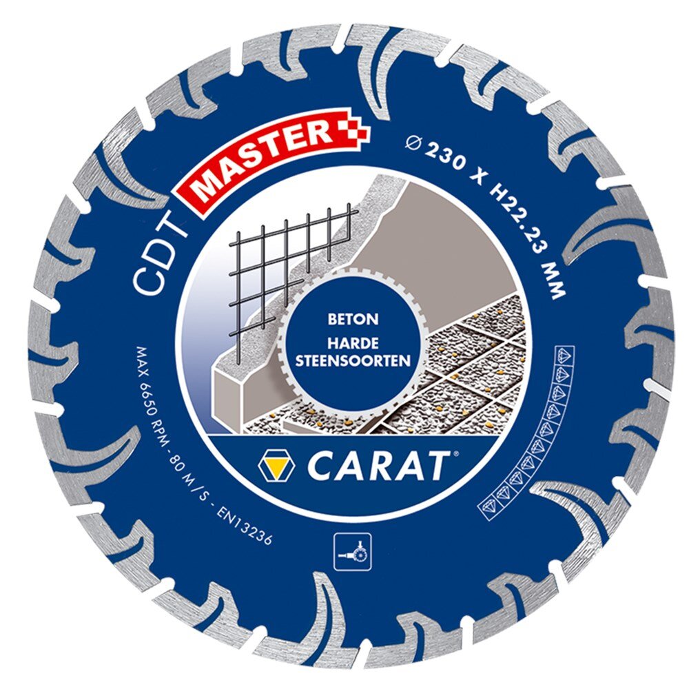 Afbeelding voor Diamantzaag beton carat cdt master 180x22/23mm 