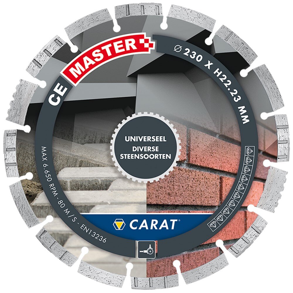 Afbeelding voor Diamantzaag uni carat master 125x22/23mm 