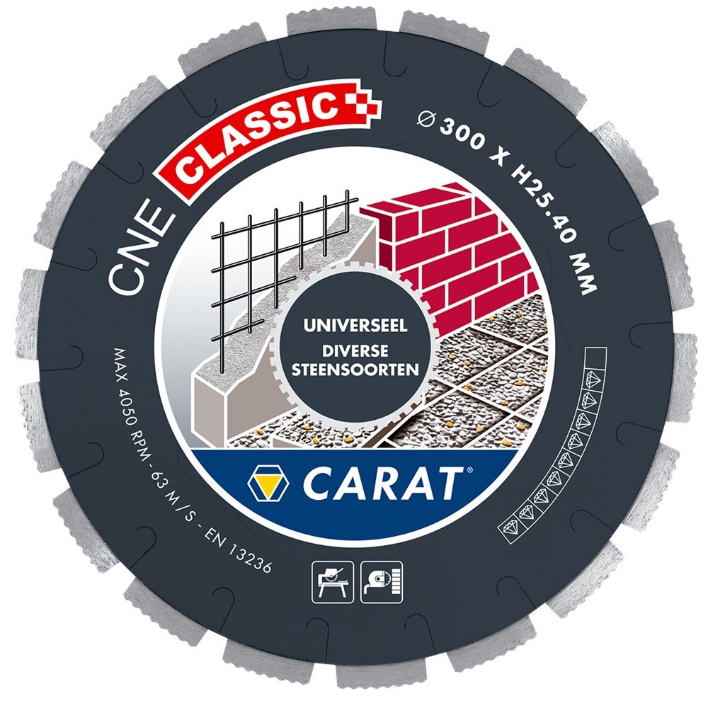 Afbeelding voor Diamantzaag uni carat cne classic 350x25,40mm 