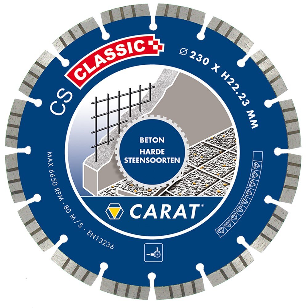 Afbeelding voor Diamantzaag beton carat cs classic 150x22/23mm 