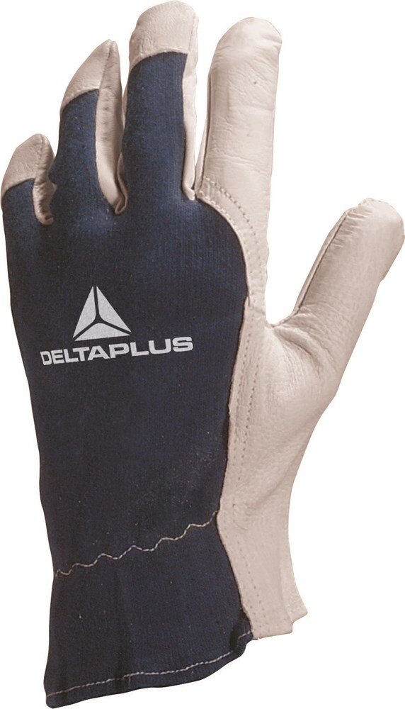Afbeelding voor Handschoen ct402 leder / katoen marine 9