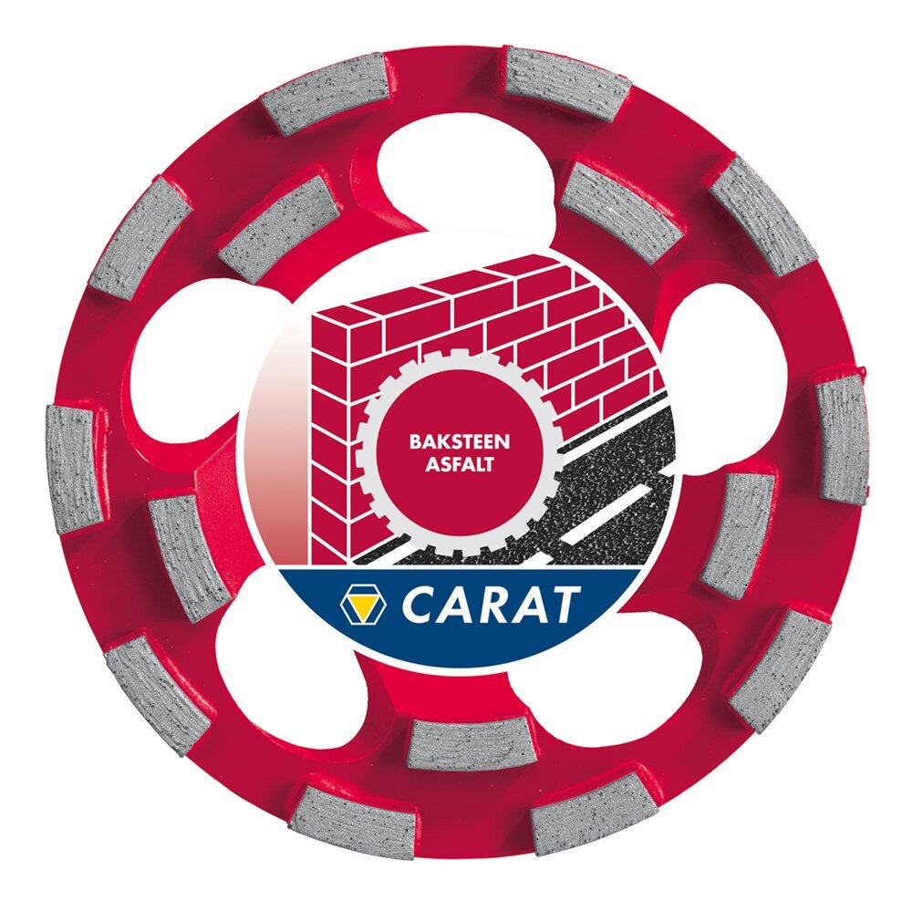 Afbeelding voor Carat slijpkop dustec 125x22,2 baksteen