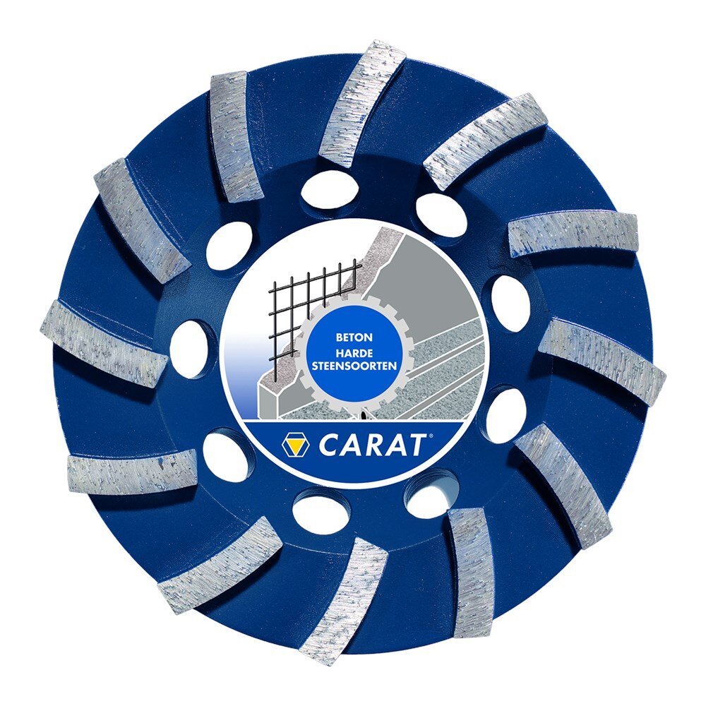 Afbeelding voor Carat slijpkop beton 125x22mm dg-stand.