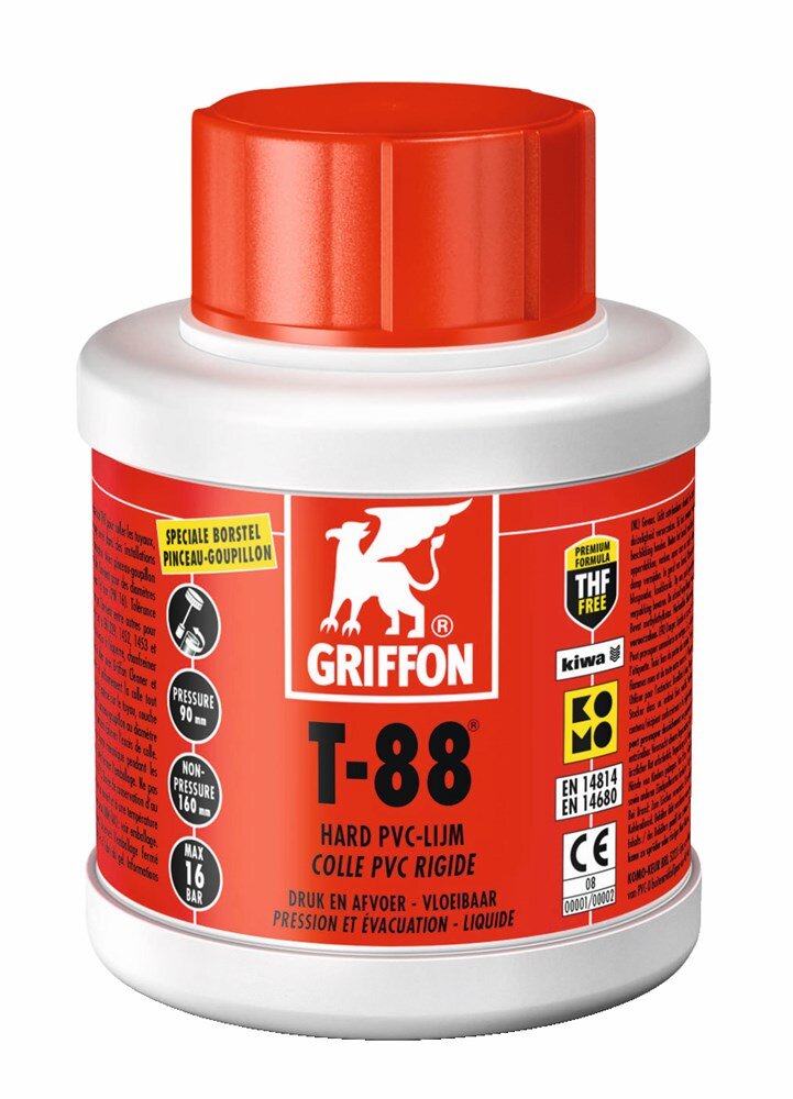 Afbeelding voor Griffon 250ml t-88 hard pvc-lijm