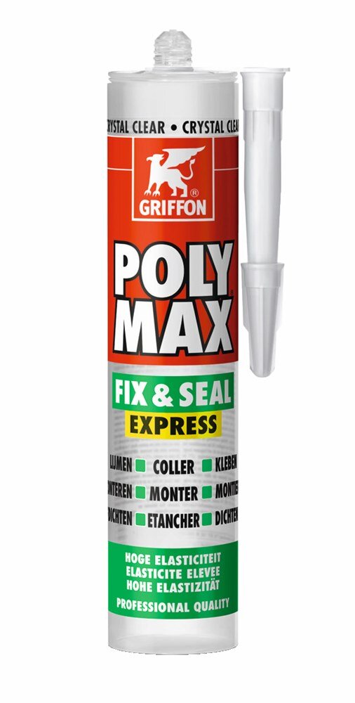 Afbeelding voor Polymax montagelijm fix&seal express transp 290ml