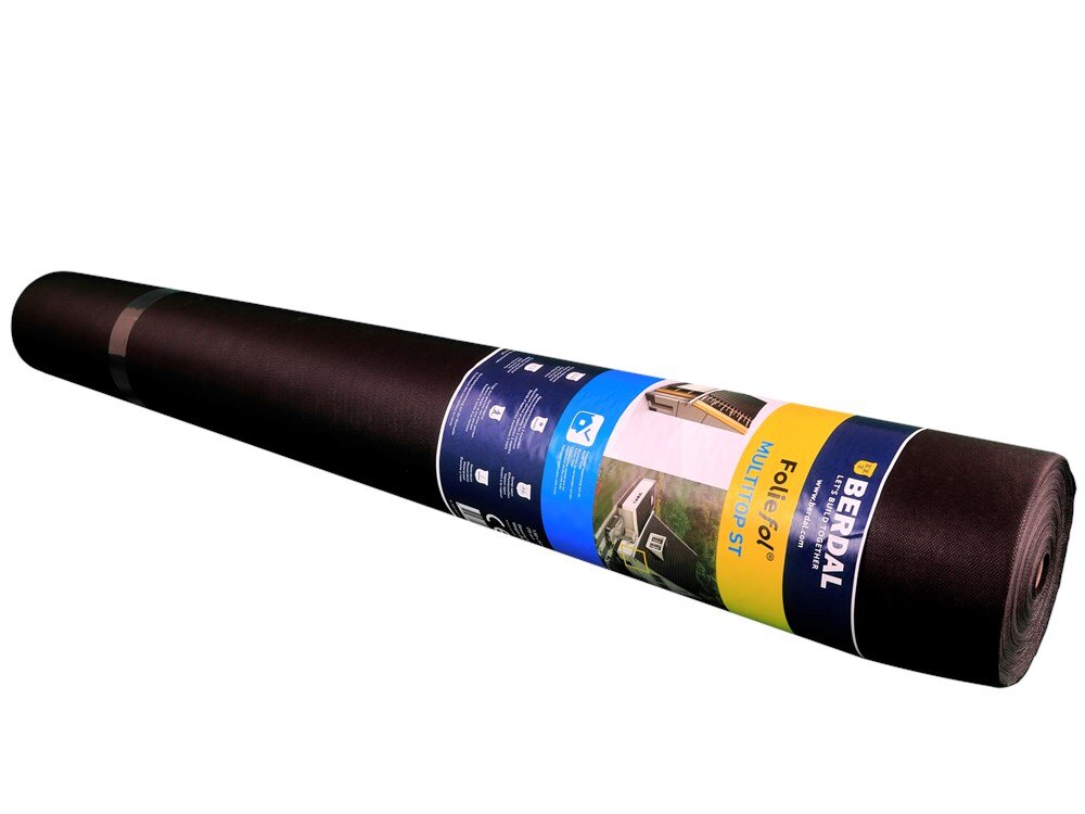 Afbeelding voor Spinvliesfolie multitop st zwart 1,5x50mtr