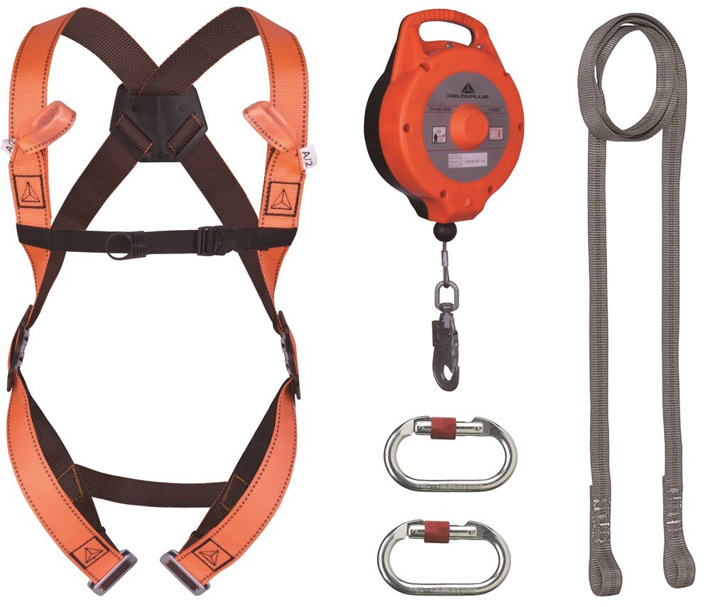 Afbeelding voor Valbeveiligingsset vert+hor 10m mt s/m/l
