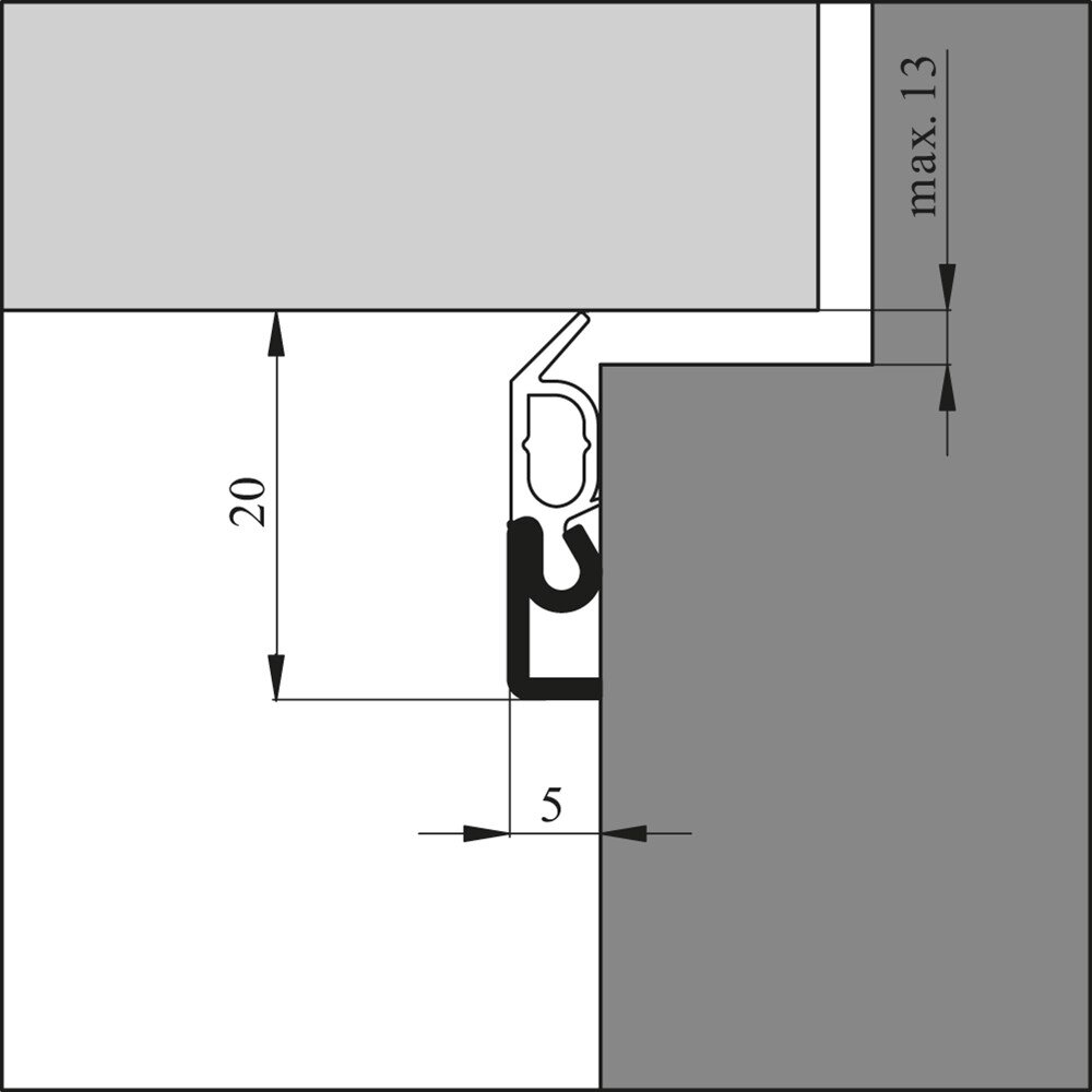 Afbeelding voor Opbouwprofiel Elro XL elton 300cm 