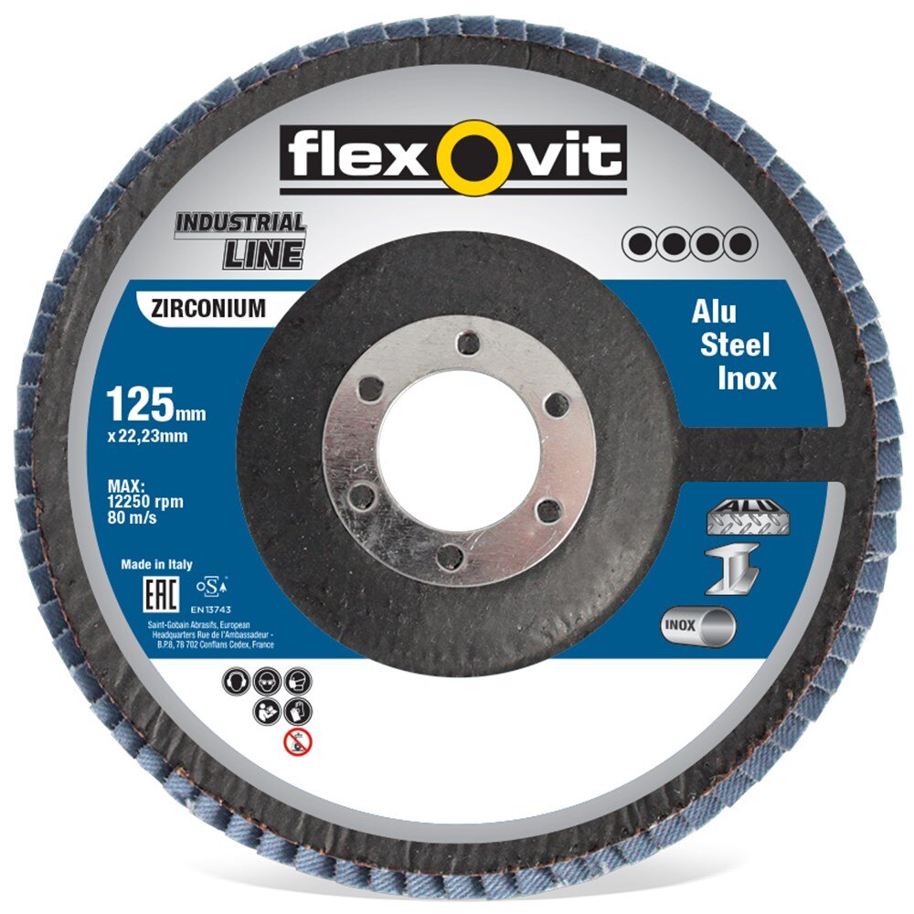 Afbeelding voor Vlaklamel schuin rvs 125x22 fdtf z 60