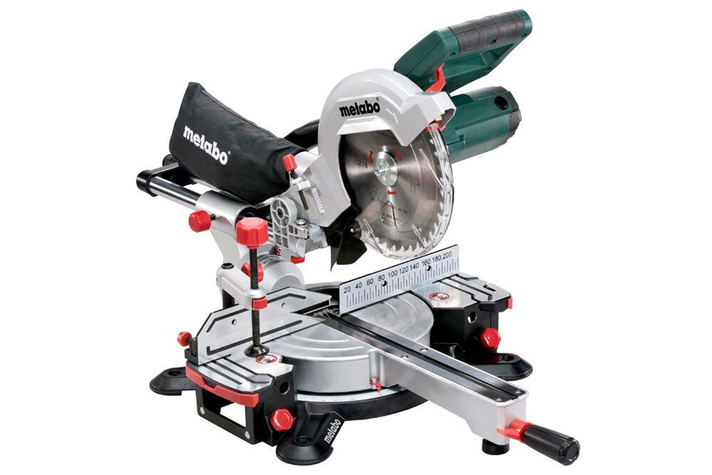 Afbeelding voor Afkortzaagmachine metabo kgs 216 m met trekfunctie