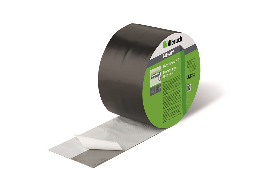 Afbeelding voor Butylband me407 nt 100mm zwart 20 m