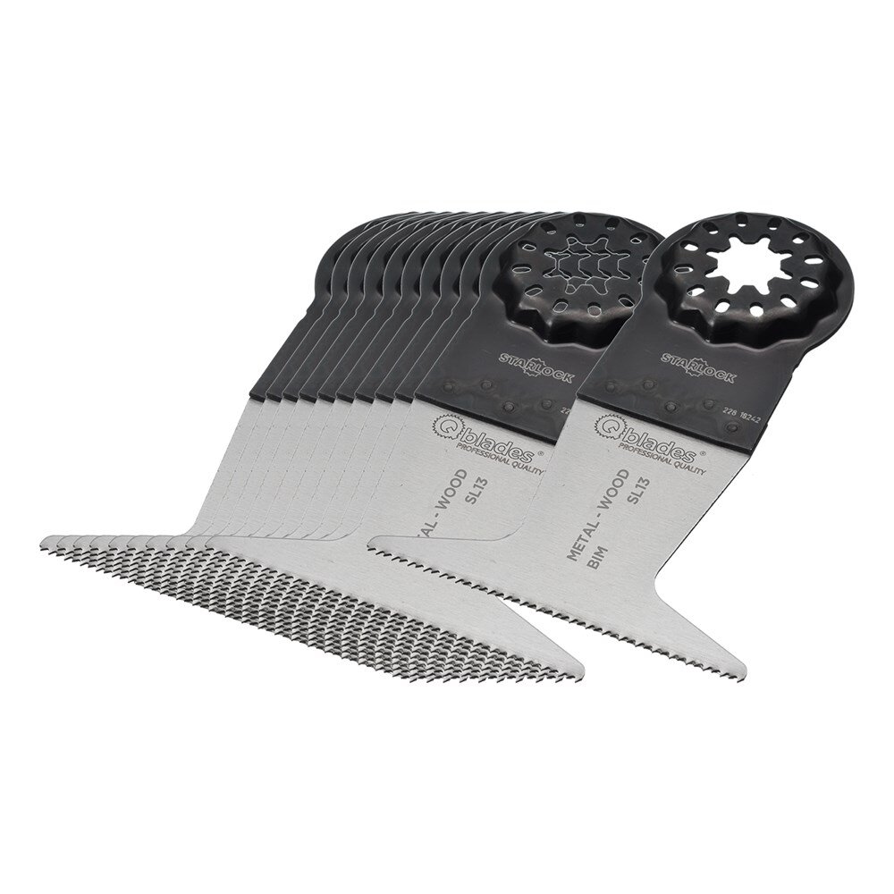 Afbeelding voor Qblades zaagbl bi-metaal sl13 65x50 mm 10+1st