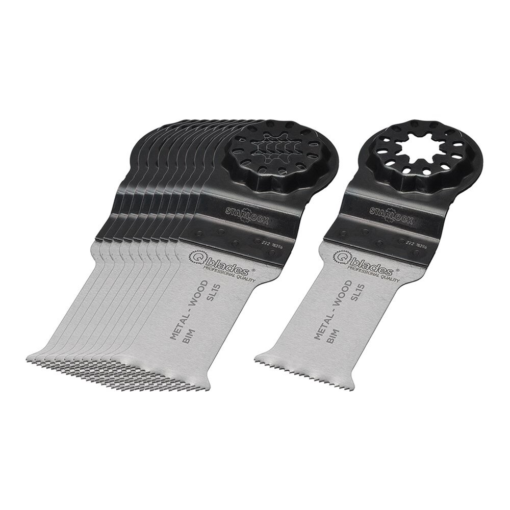 Afbeelding voor Qblades zaagbl bi-metaal sl15 28x55mm 10+1st