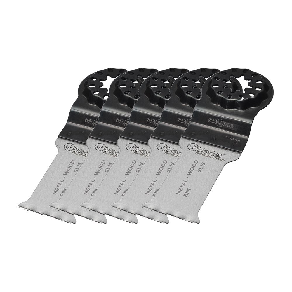 Afbeelding voor Qblades zaagbl bi-metaal sl15 28x55mm 5st