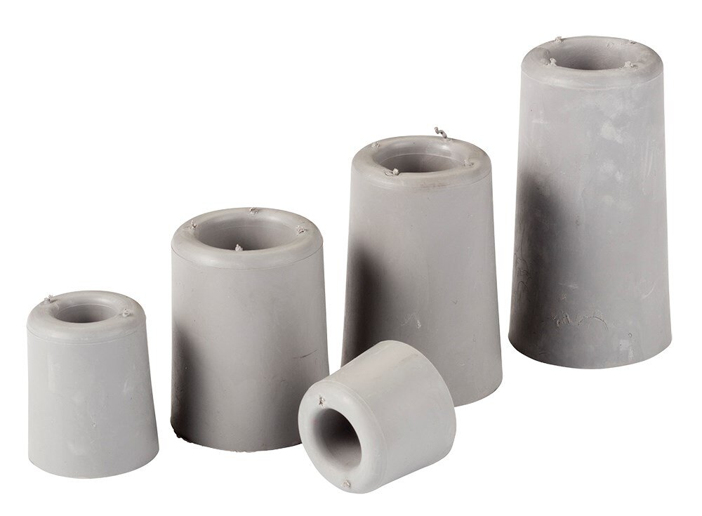 Afbeelding voor Deurbuffer rubber grijs 25 mm