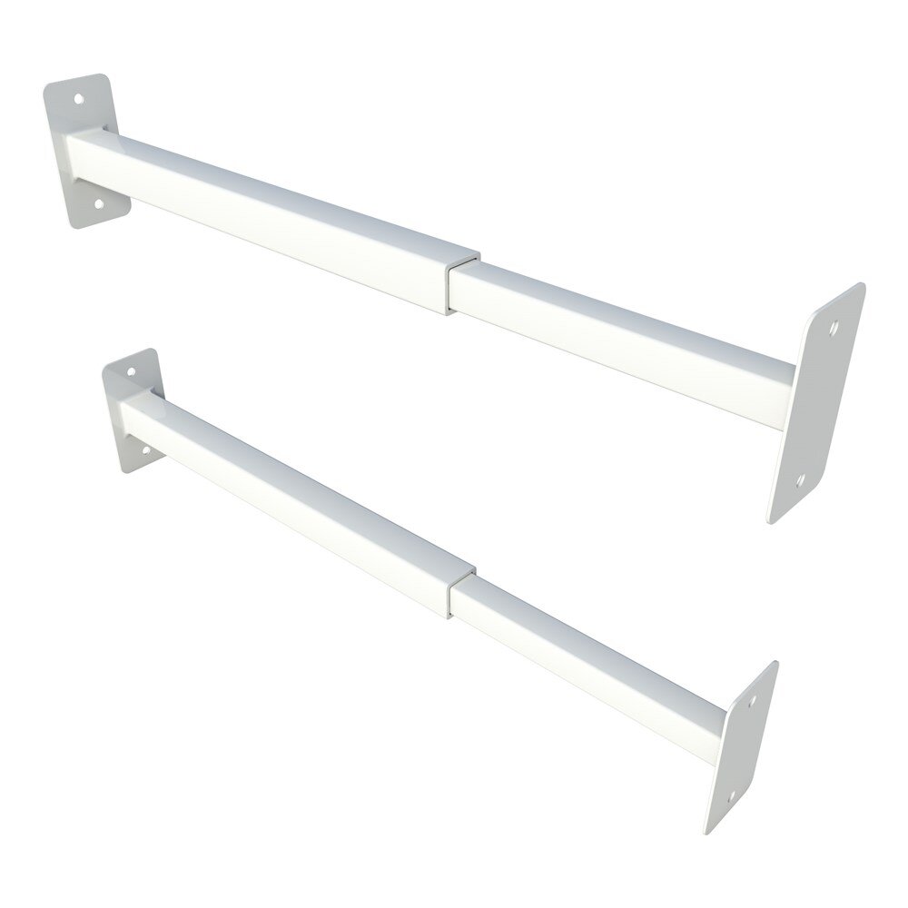 Afbeelding voor Anti-inbraakstang duo secu 31-55cm, wit epoxy 