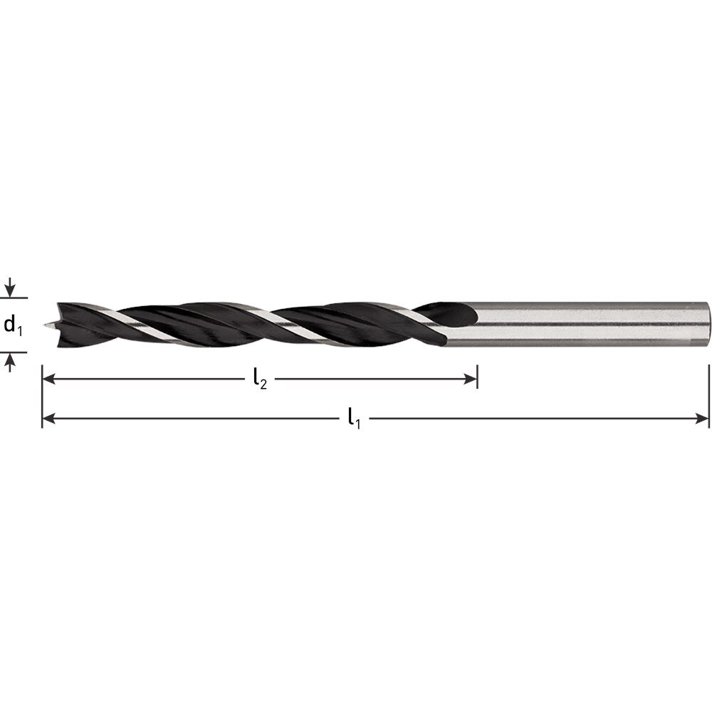 Afbeelding voor Houtspiraalboor Ø10x133mm 