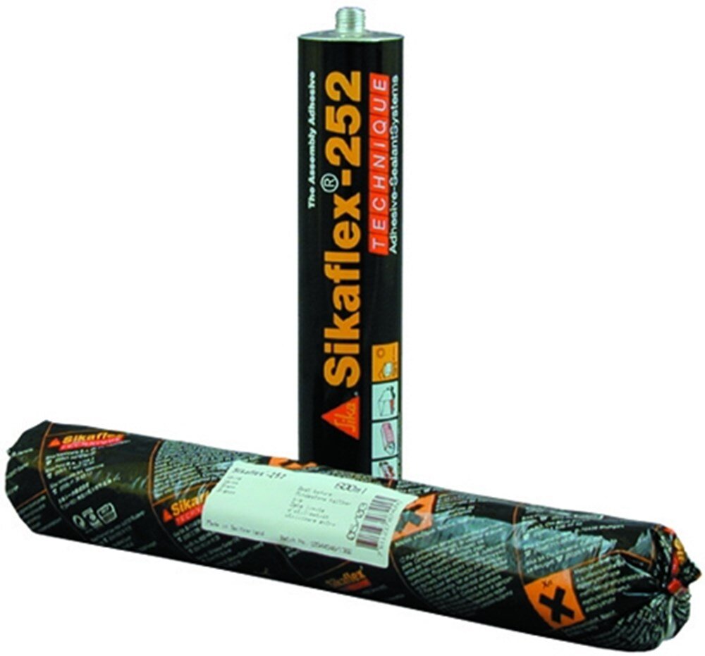 Afbeelding voor Sikaflex lijmkit 252 zwart 300ml koker