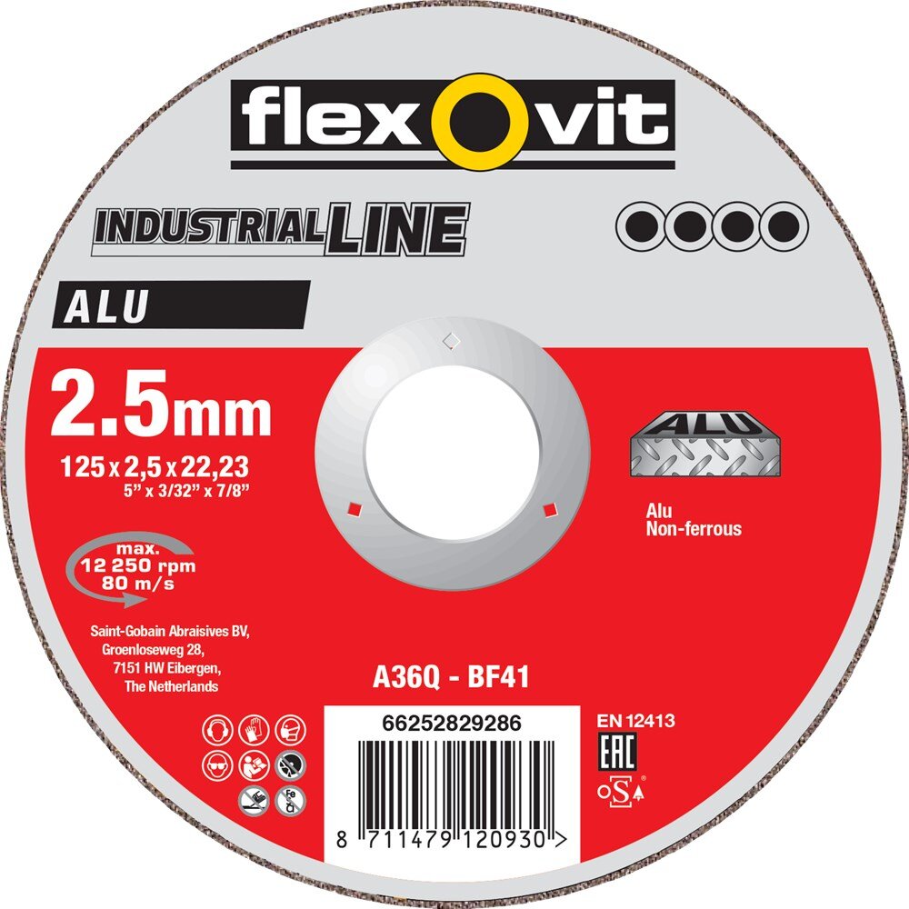Afbeelding voor Dss alu a36q bf41 125x2,5x22,0