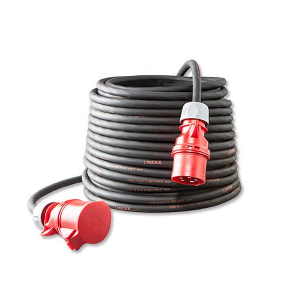 Afbeelding voor Verlengkabel 25m 4x4qmm 4p32a