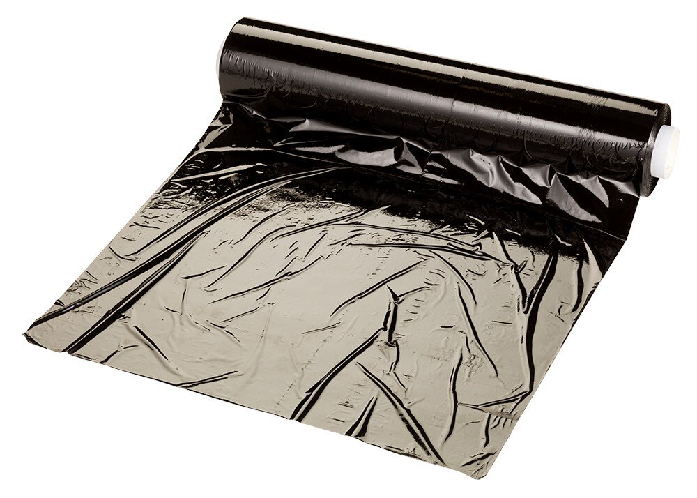 Afbeelding voor Rekwikkelfolie zwart 50 cm x 300mtr