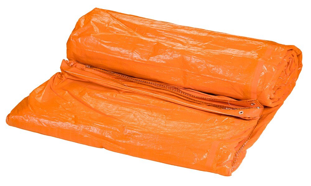 Afbeelding voor Dekkleed geisoleerd oranje 6x8 mtr