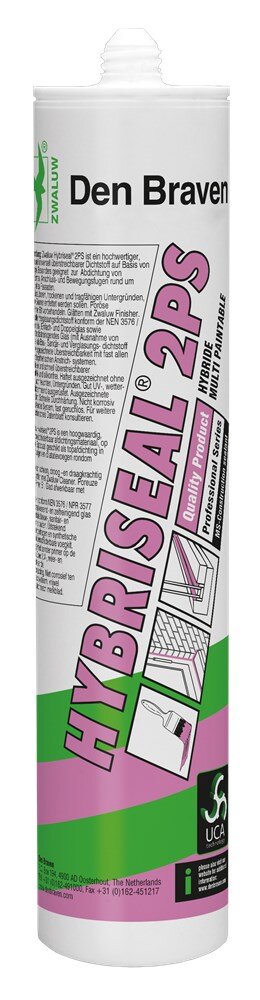 Afbeelding voor Beglazingskit hybriseal 2ps grijs 290ml